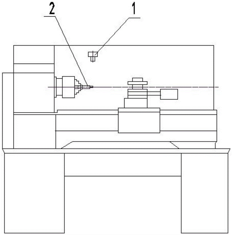 A tool setting device and method for CNC lathe based on machine vision