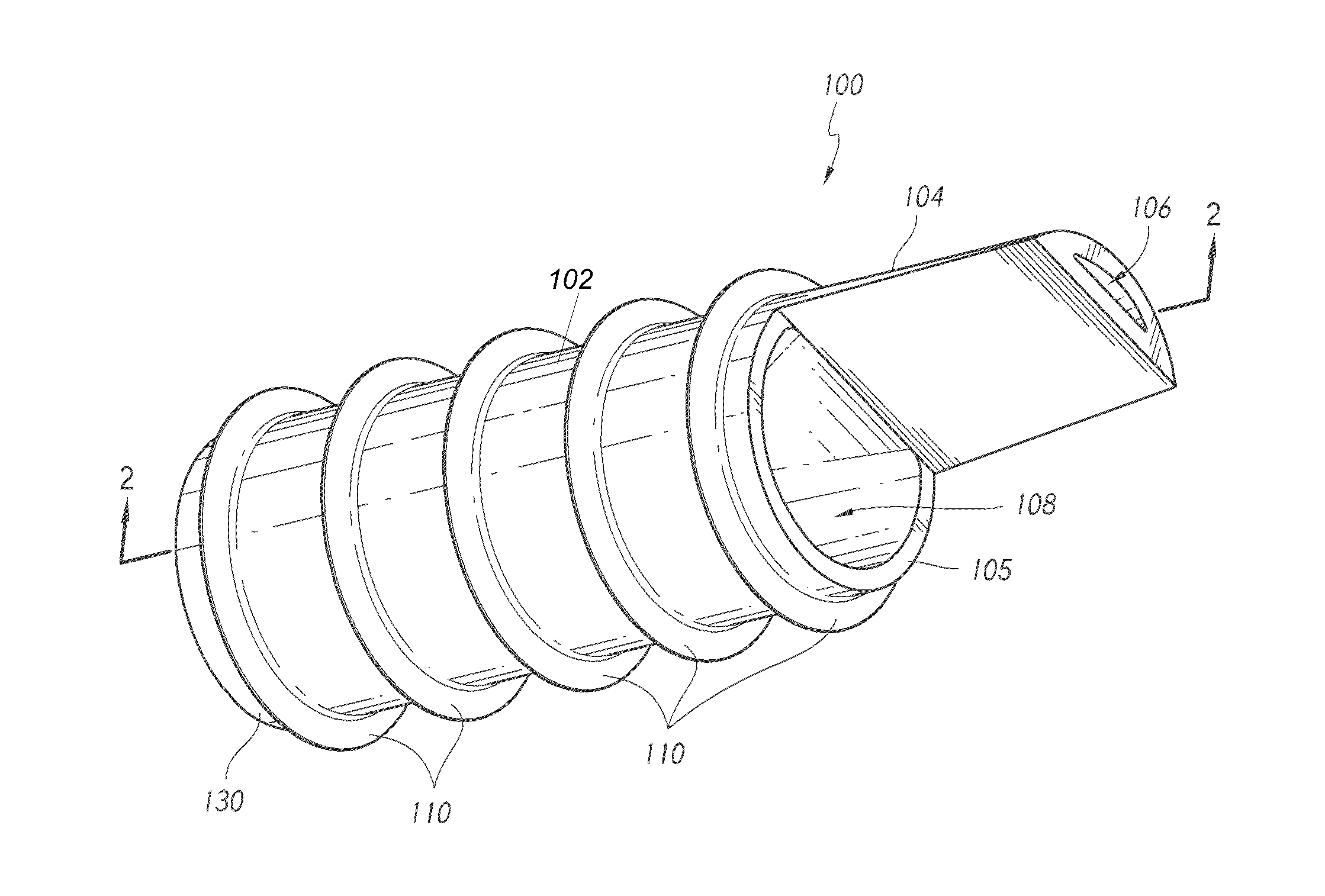 In-bottle wine aerator