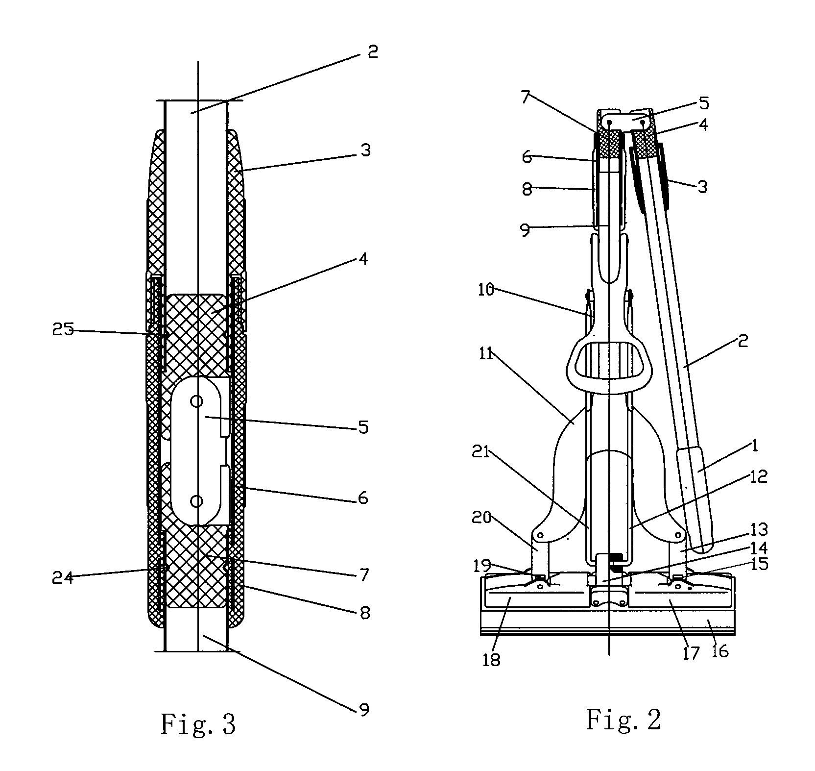 Mop with Foldaway Rod