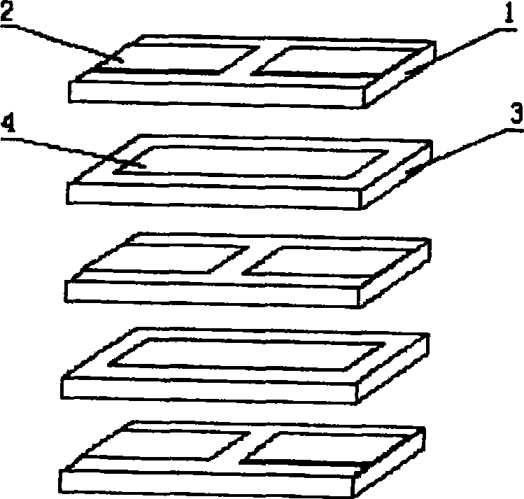 Multiple layered sheet structured ceramic capacitor