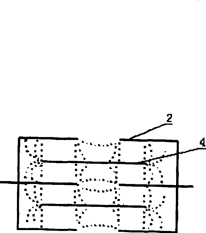 Multiple layered sheet structured ceramic capacitor