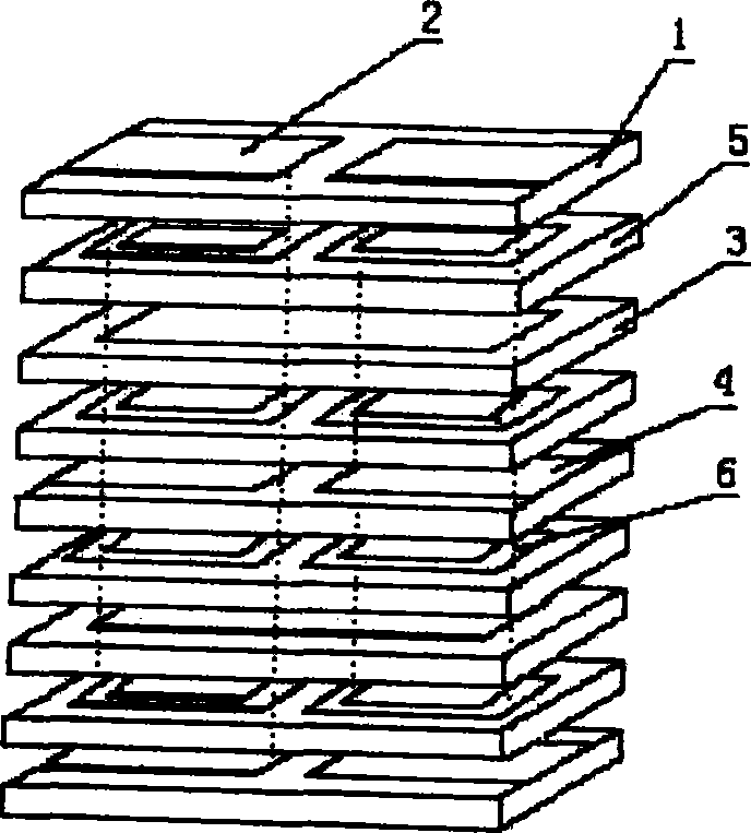 Multiple layered sheet structured ceramic capacitor