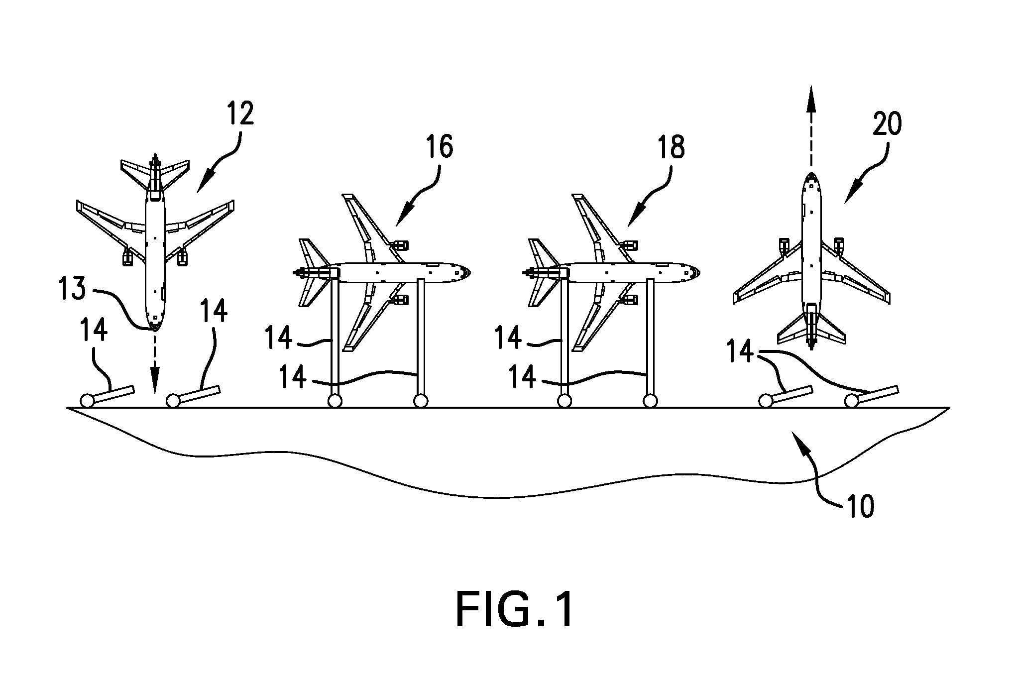 System and method for improving efficiency of aircraft gate services and turnaround