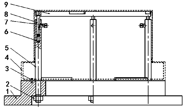 Thin-walled rotating member flange face drilling and milling fixture