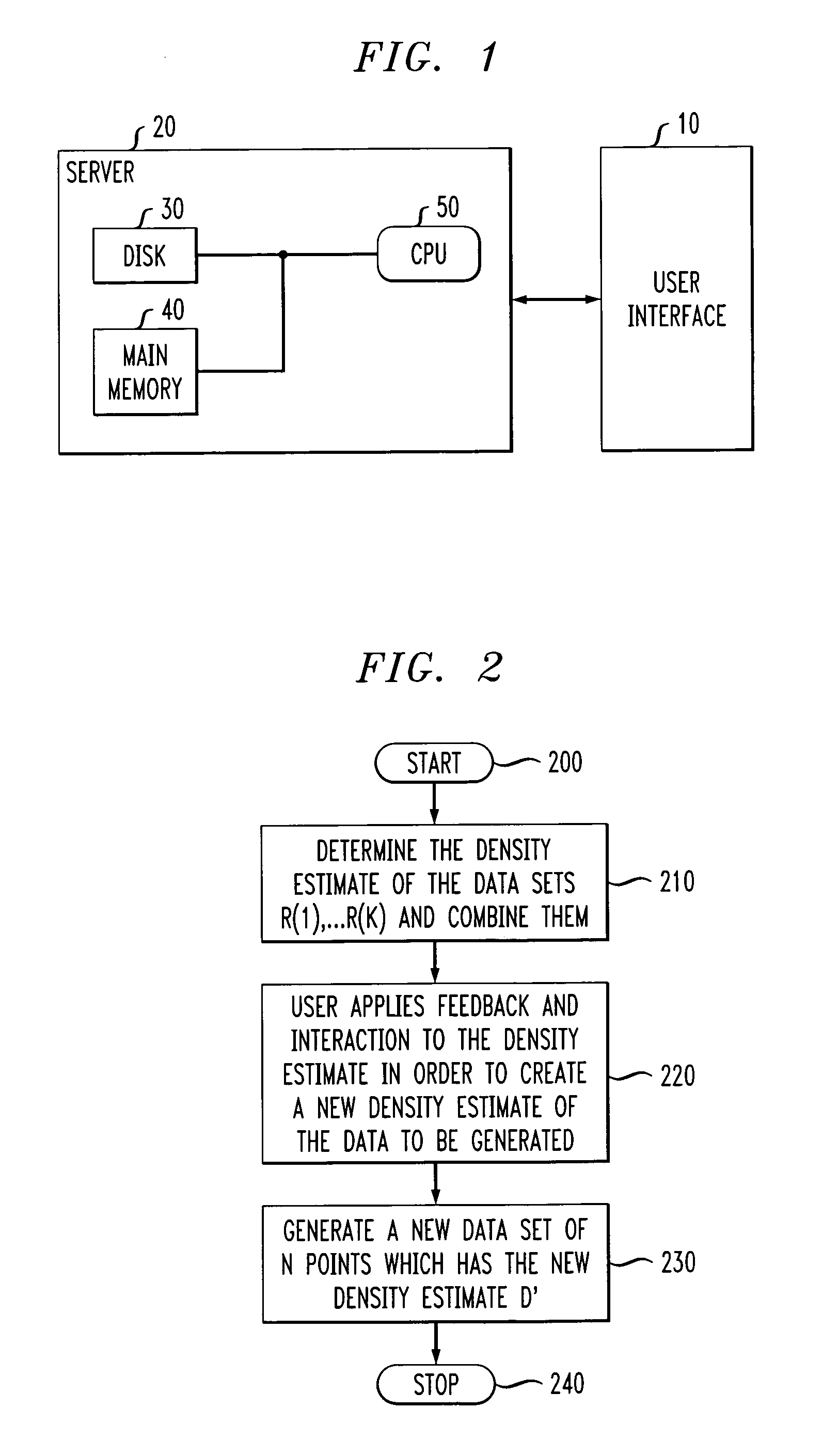 Method and apparatus for generating test data sets in accordance with user feedback