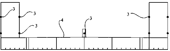 On-sea alignment and assembly method for huge blocks of hull