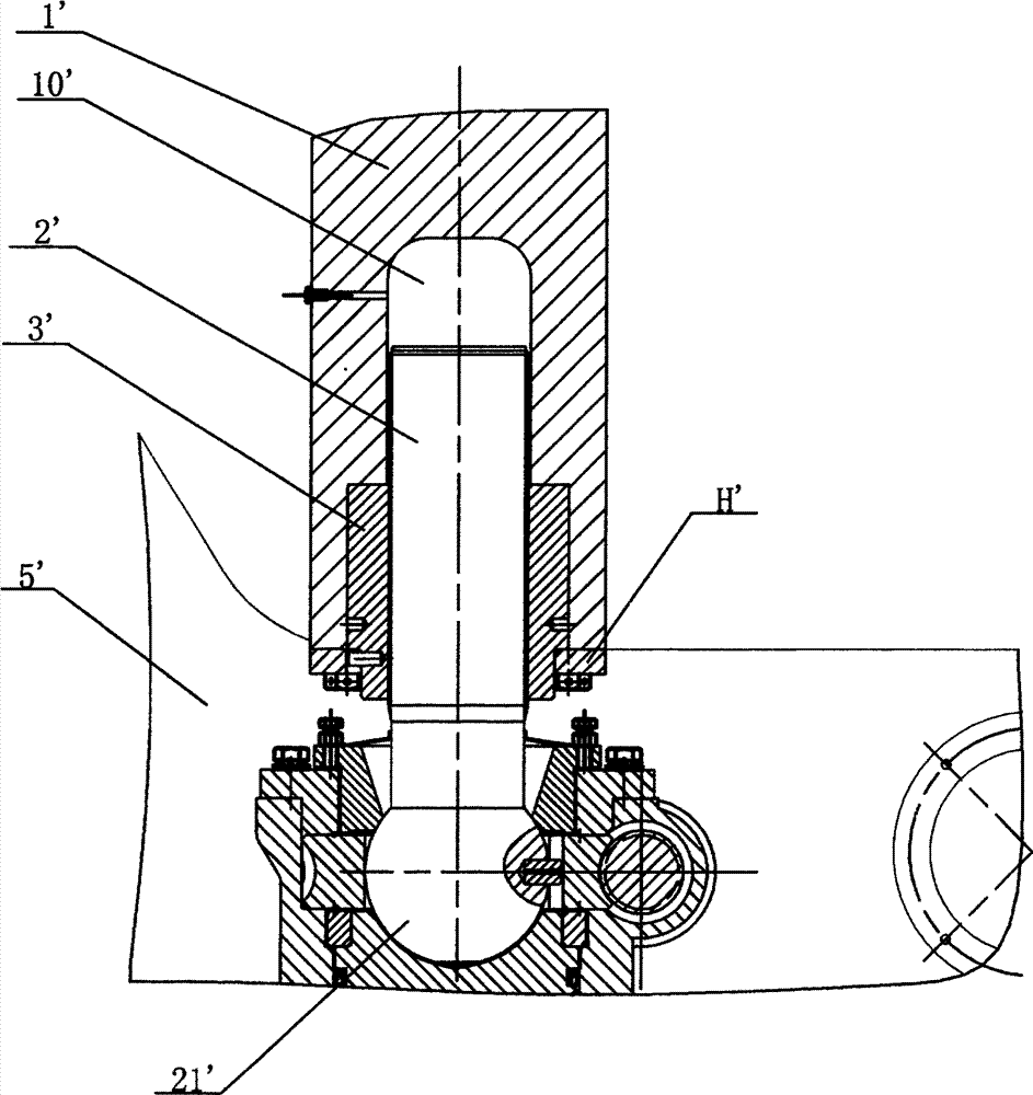 Hydraulic locking device of pressure machine