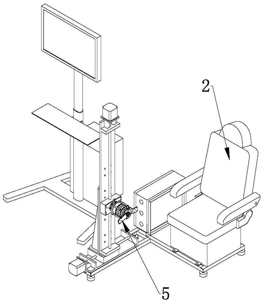 Static lower limb rehabilitation assistive device testing system