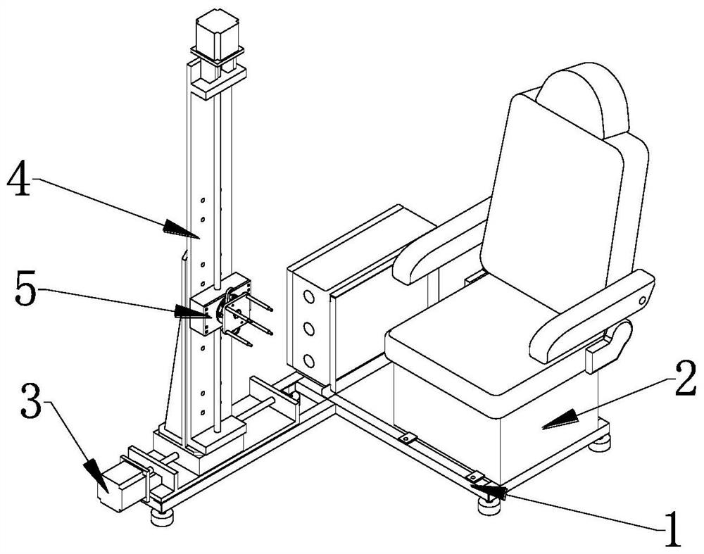 Static lower limb rehabilitation assistive device testing system