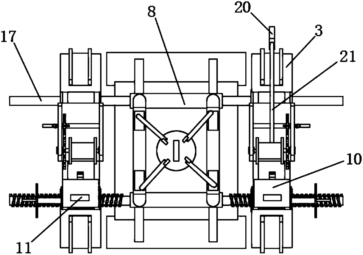 Steel bar clamping device for building construction