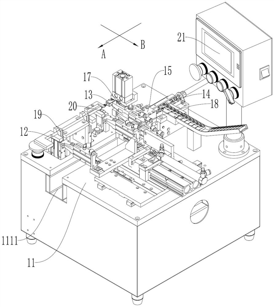 A network cable plug assembly machine