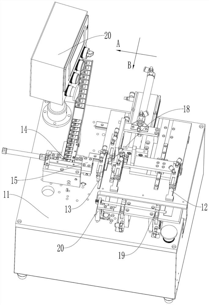 A network cable plug assembly machine