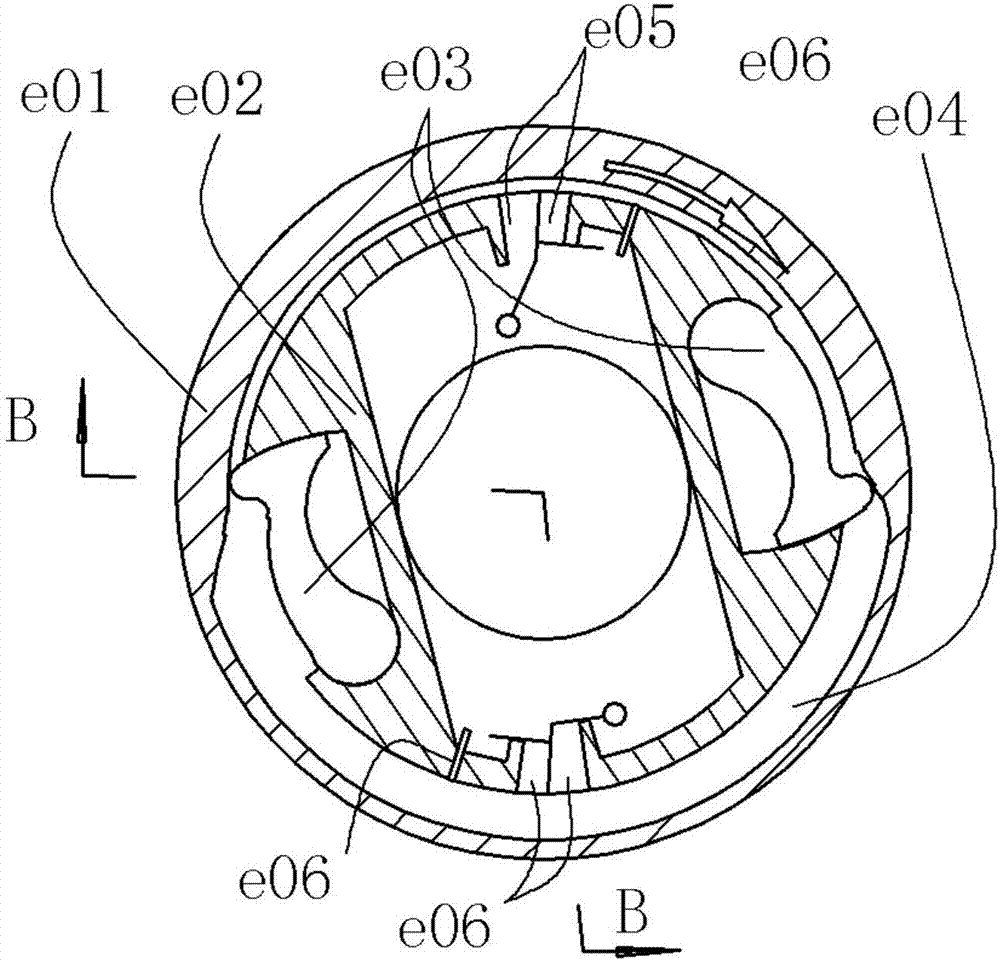 Internal combustion engine power system for matching swing block with inner cavity cam rotor