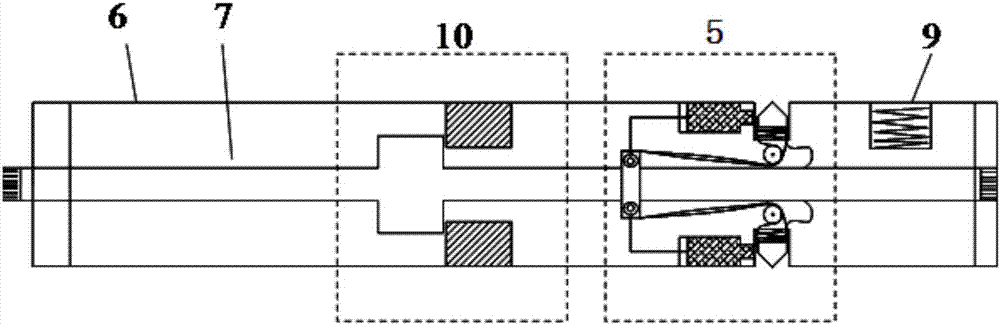 A drilling resistivity advanced detection device and detection method for TBM