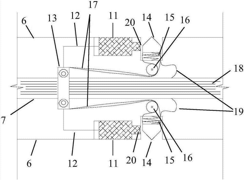 A drilling resistivity advanced detection device and detection method for TBM