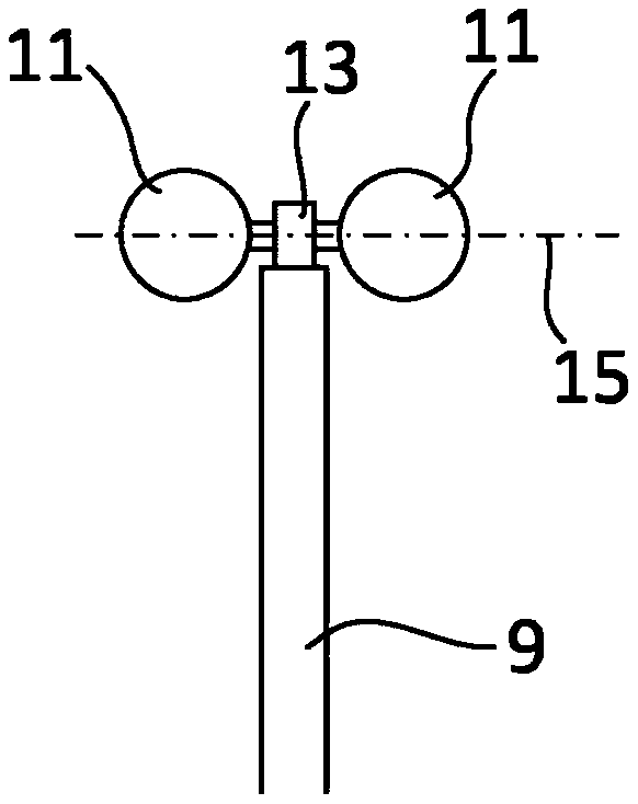 Device for massaging muscles in an oral cavity