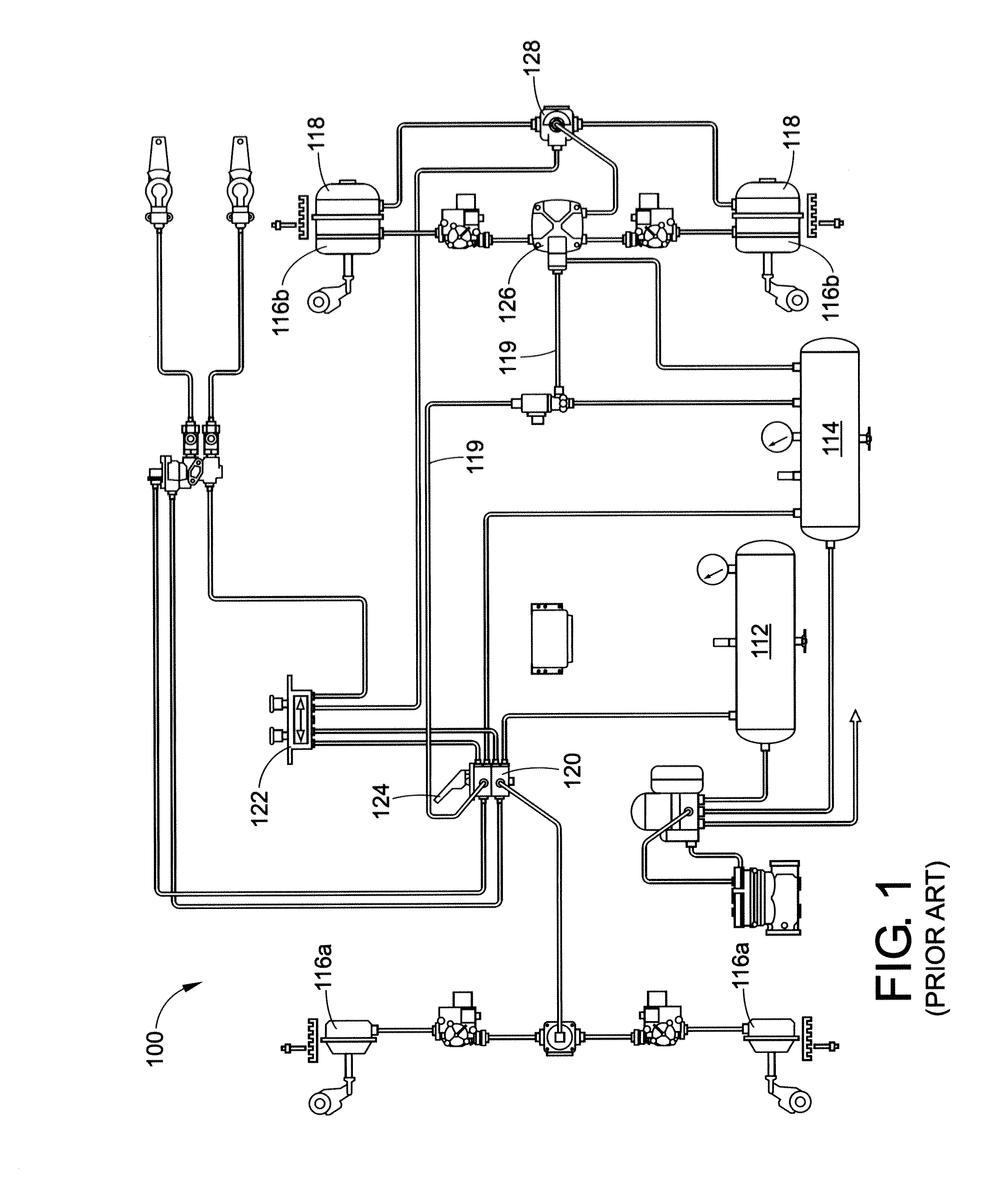 Relay valve control arrangement to provide variable response timing on full applications