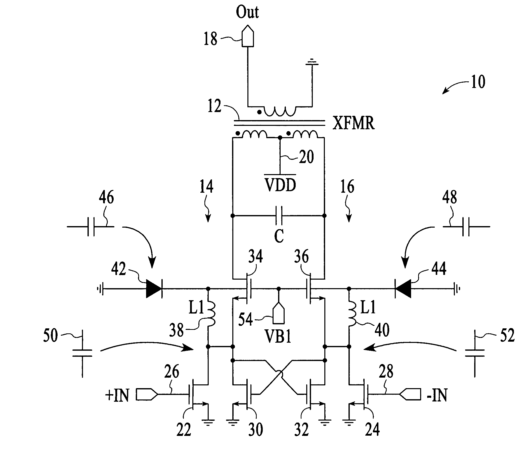 Power amplifier utilizing high breakdown voltage circuit topology