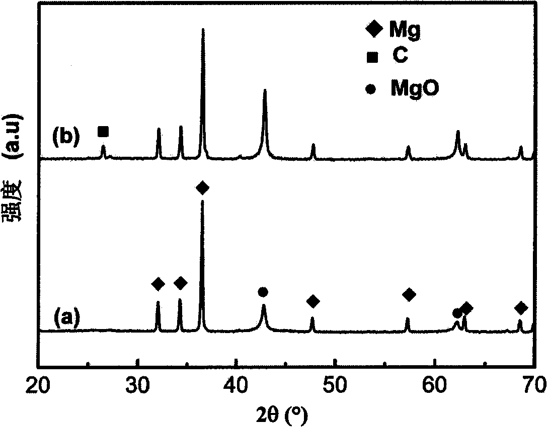 Method for preparing nano-structure of magnesium