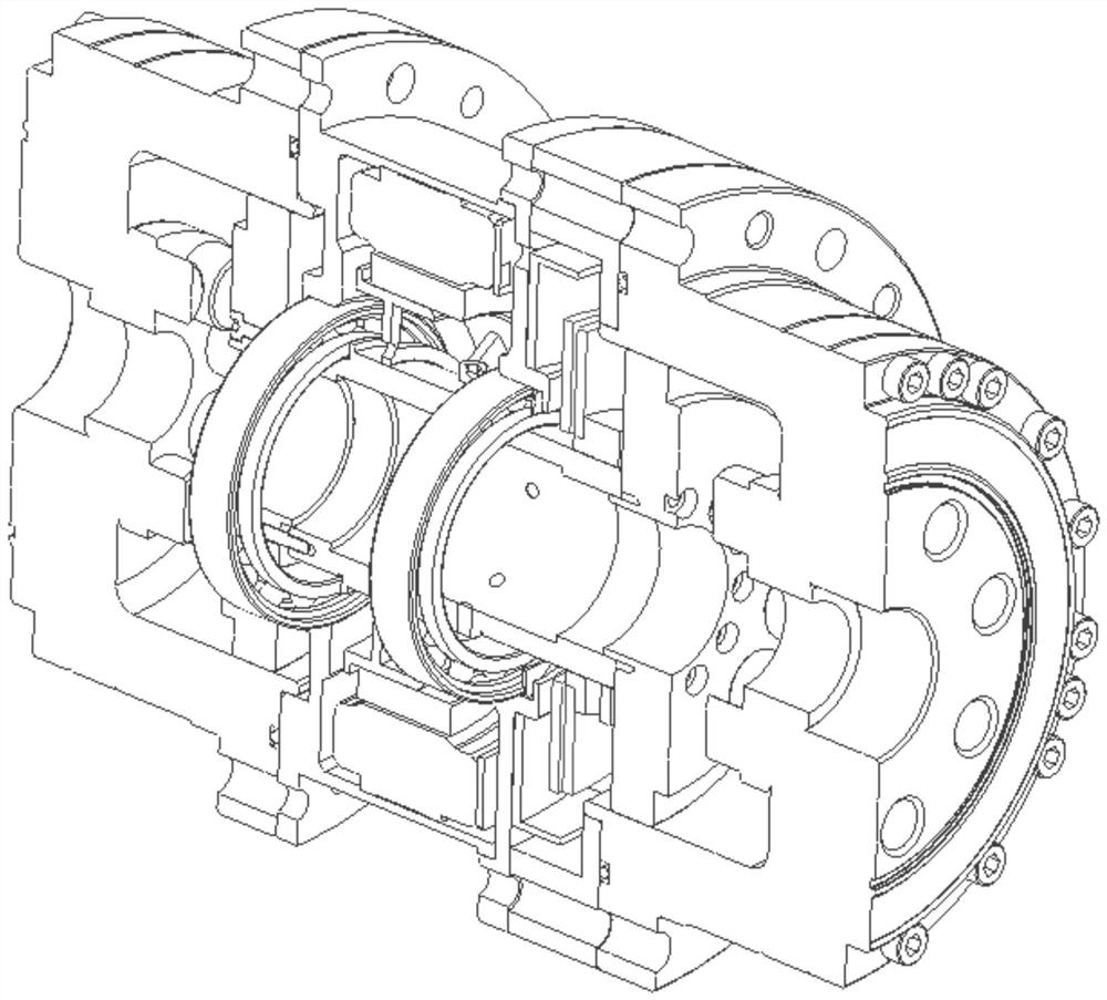 Electric joint module integrating control of double speed reducers