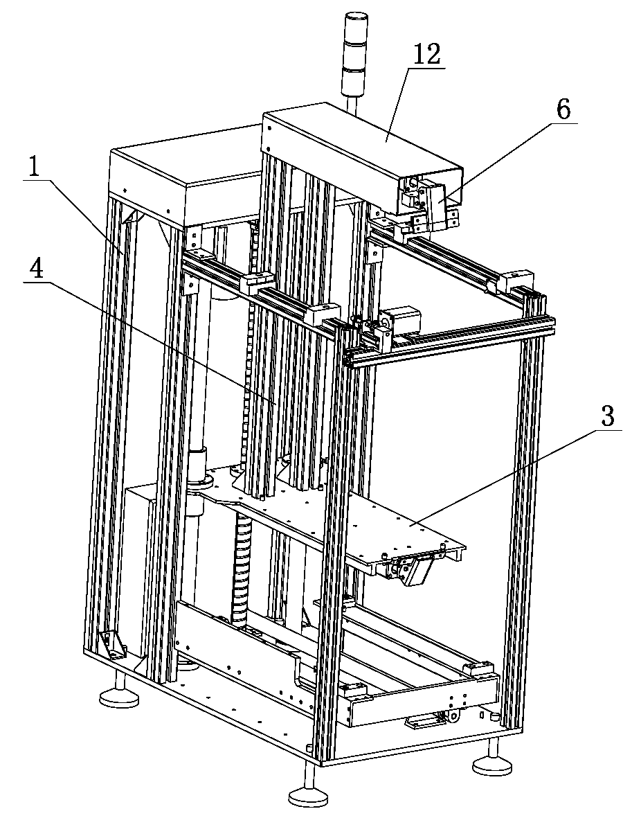 Turnover box lifter for board feeding mechanism