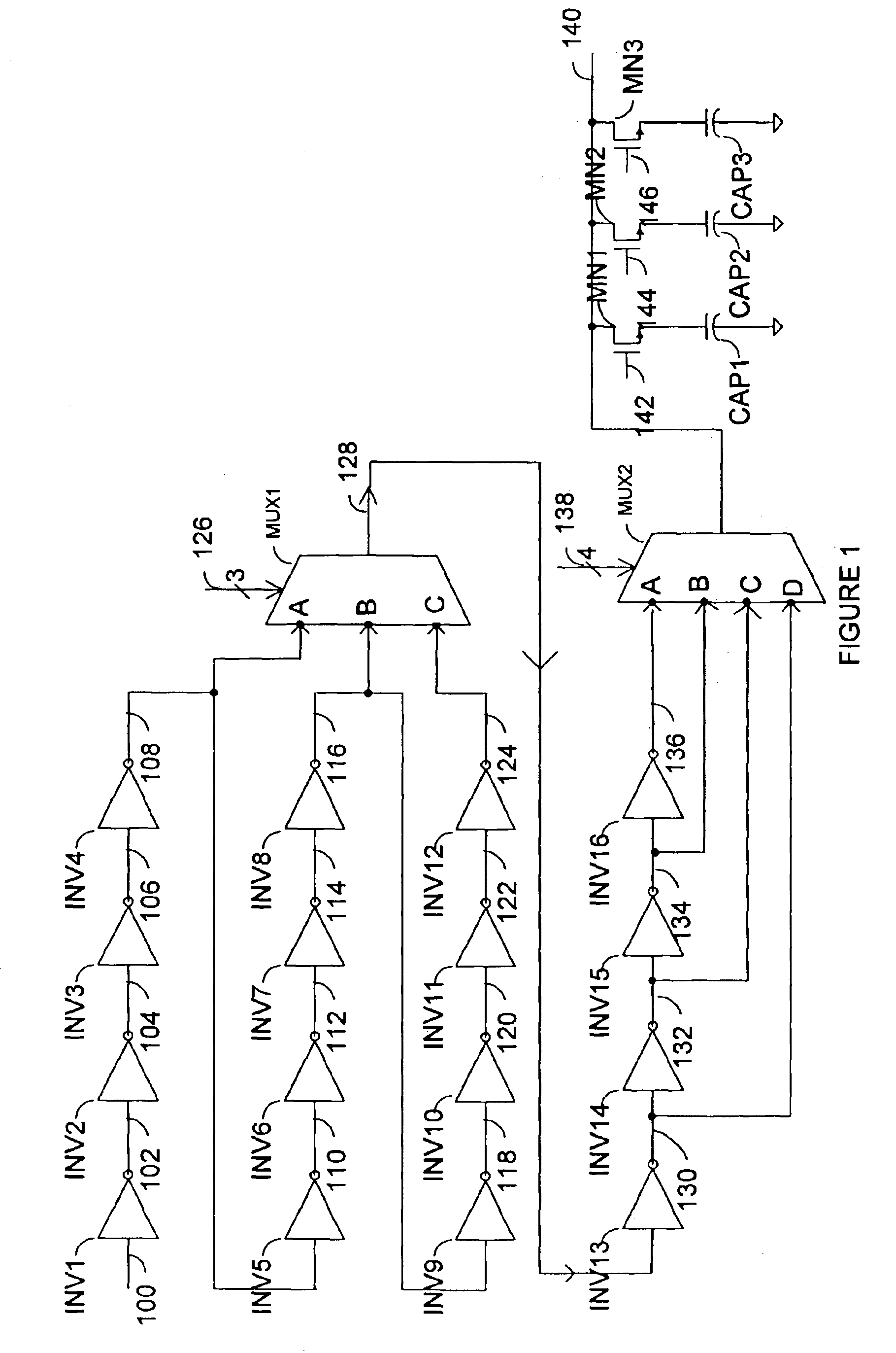 Method and circuit for measuring on-chip, cycle-to-cycle clock jitter