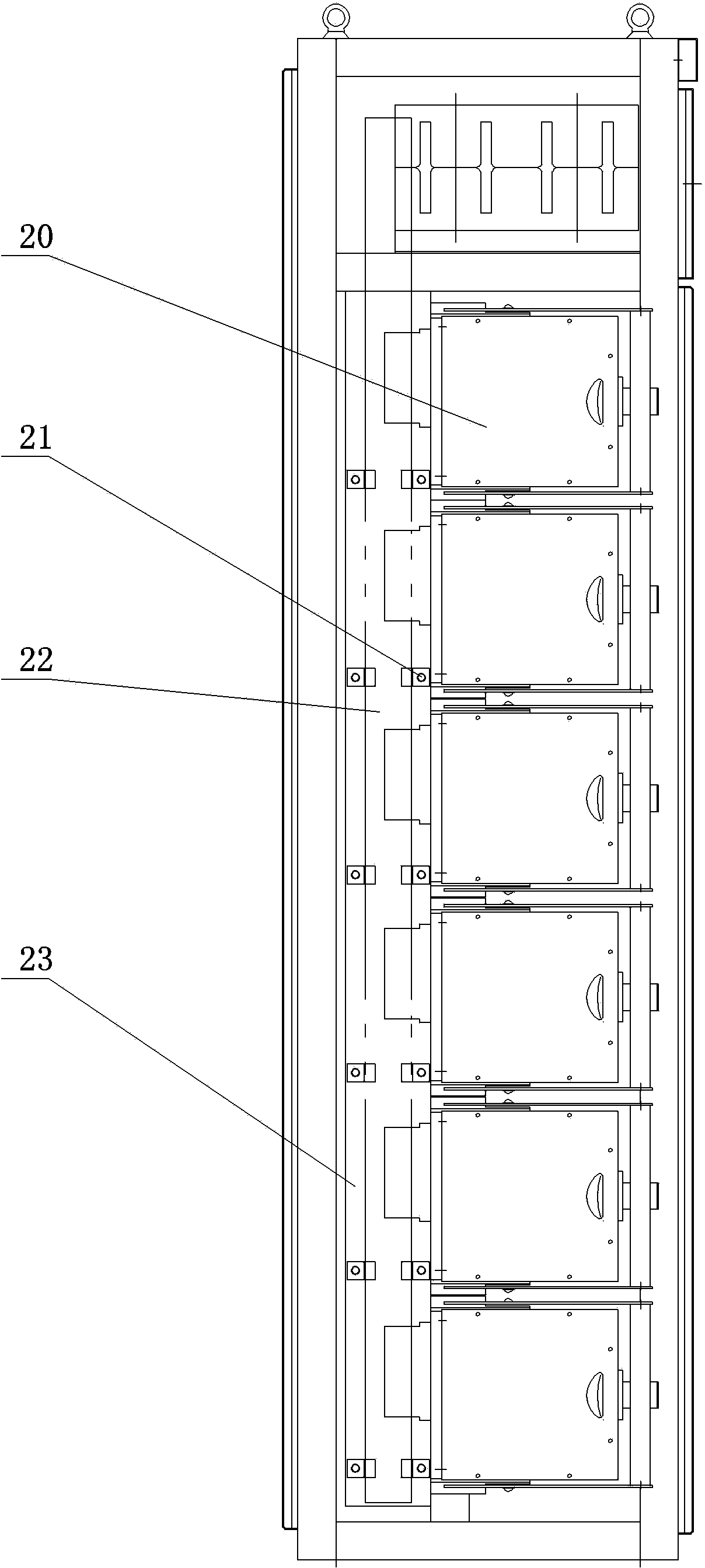 Combined low-voltage control switch cabinet