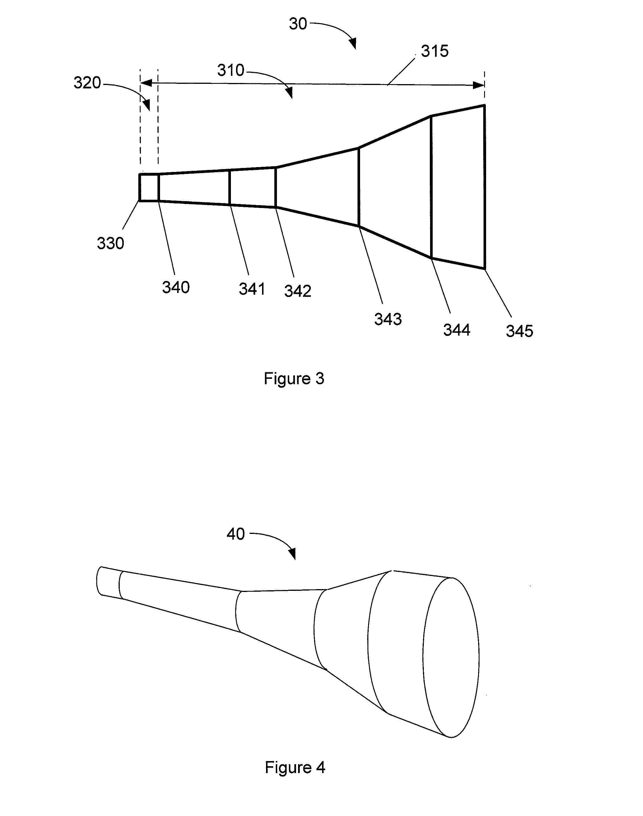 Dual-band antenna using high/low efficiency feed horn for optimal radiation patterns