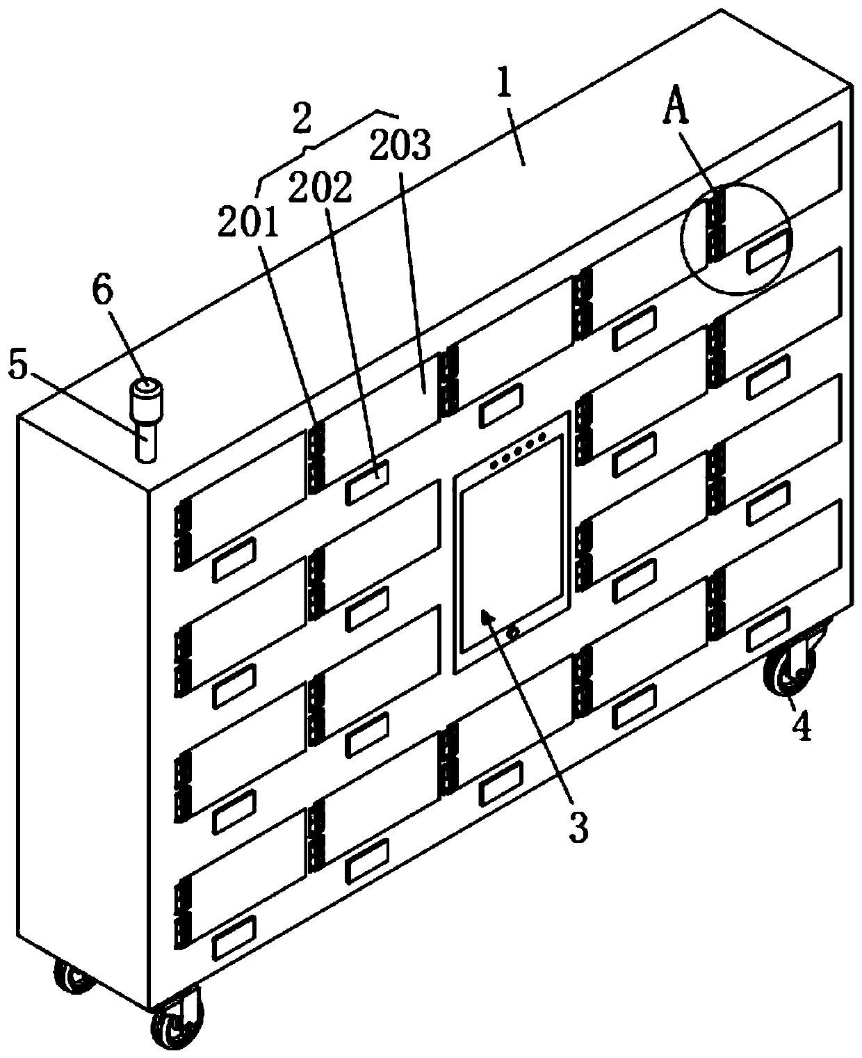 Gauze counting device and counting system
