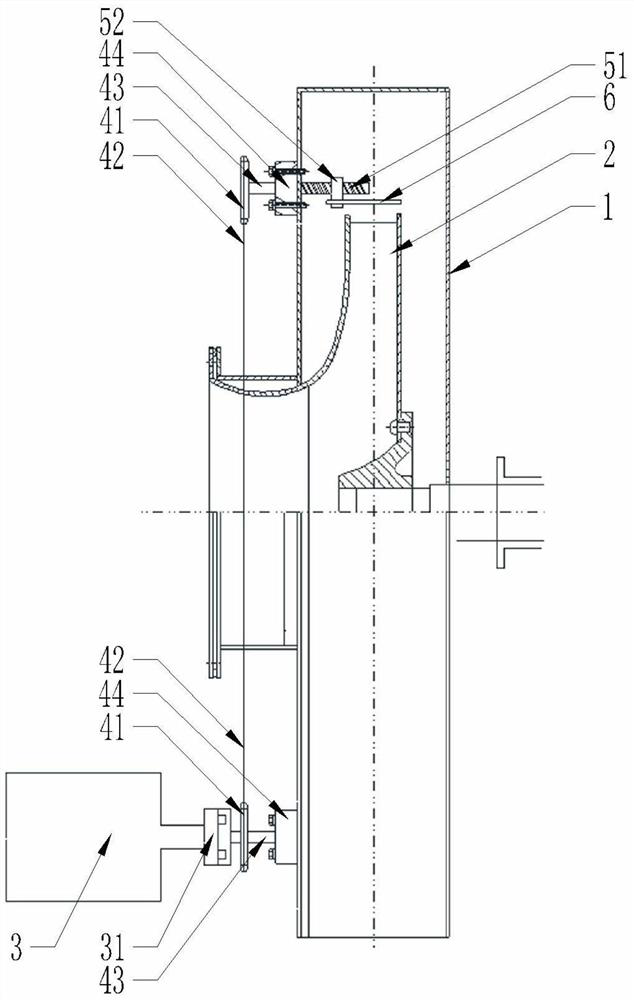 A centrifugal fan with constant pressure flow regulation