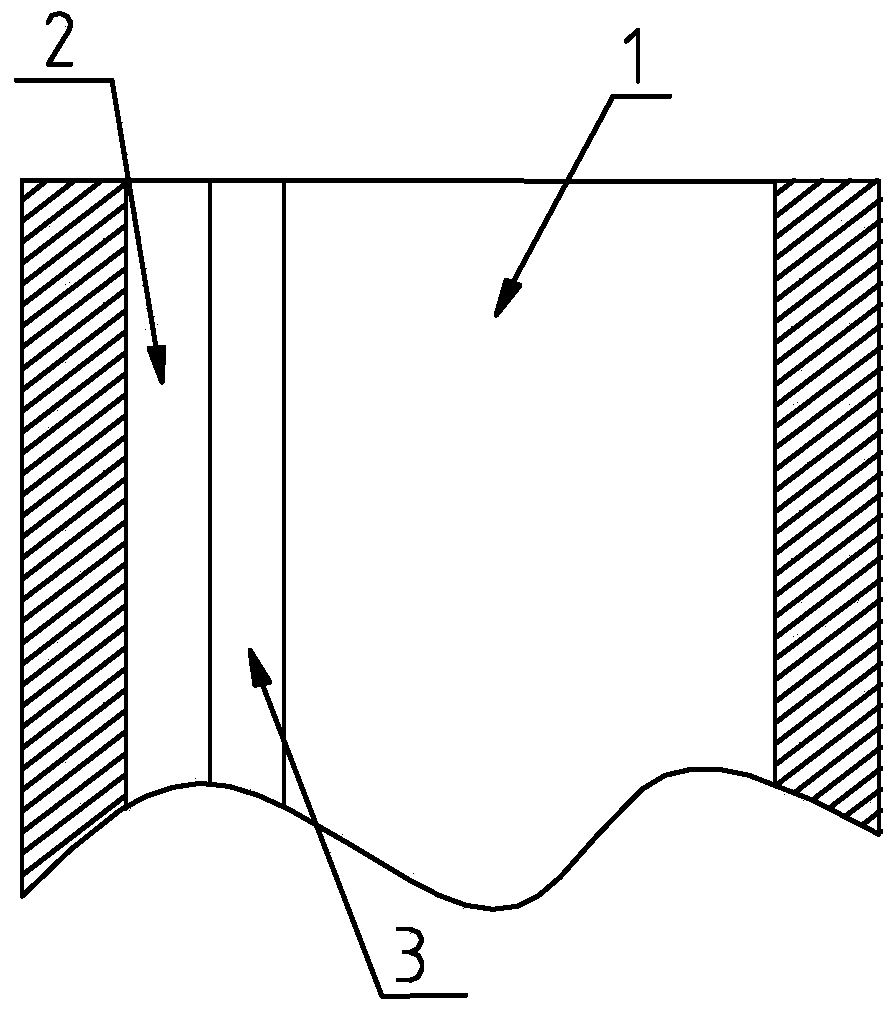 A cladding method for the inner wall of a pipeline