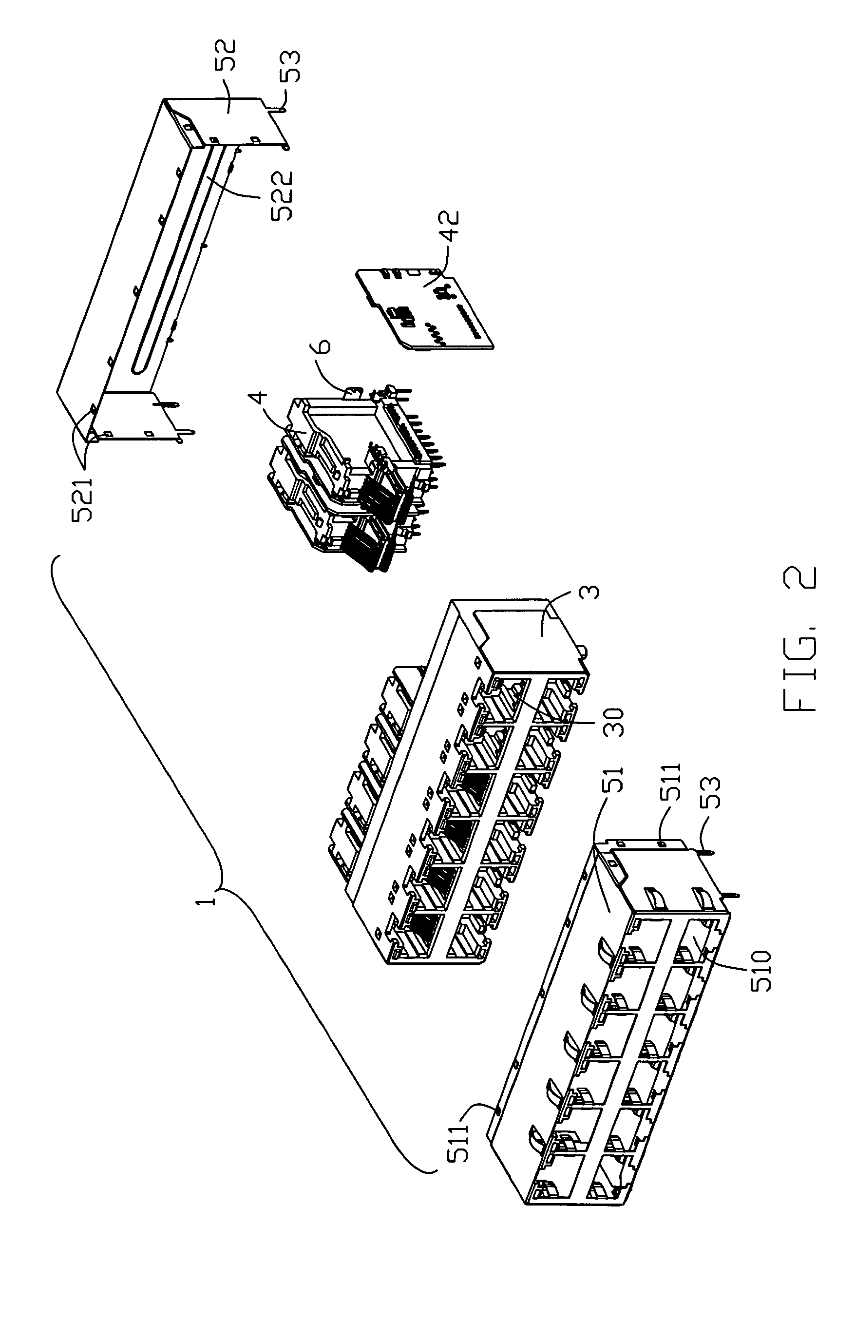 Electrical connector having improved grounding member