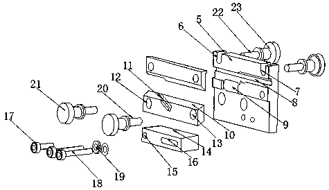 Device for feeding, suction, blowing, pushing and overturning of zippers