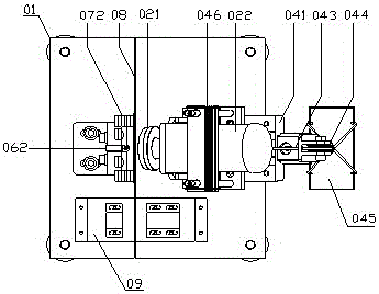 Knife belt processing device and processing method thereof