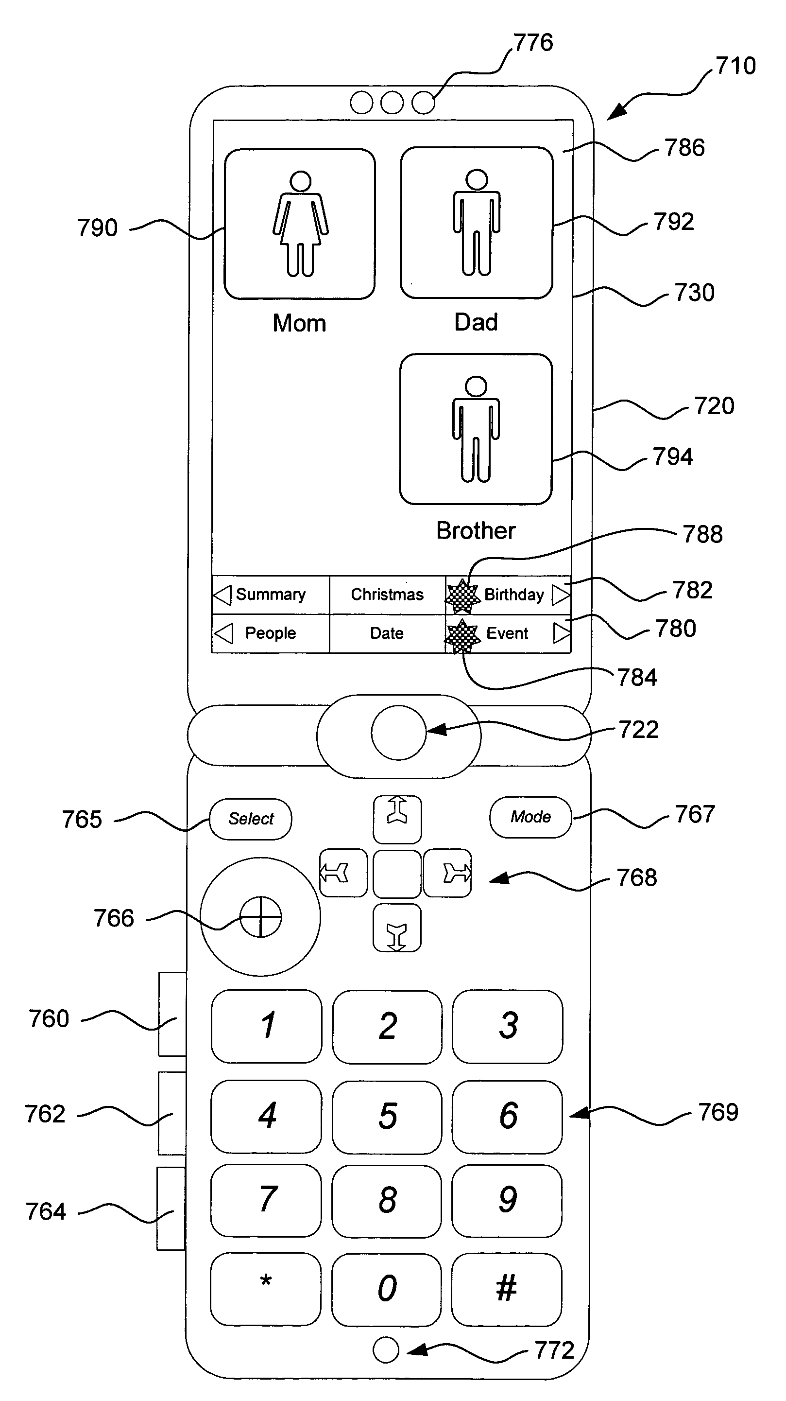 Method and system for browsing large digital multimedia object collections
