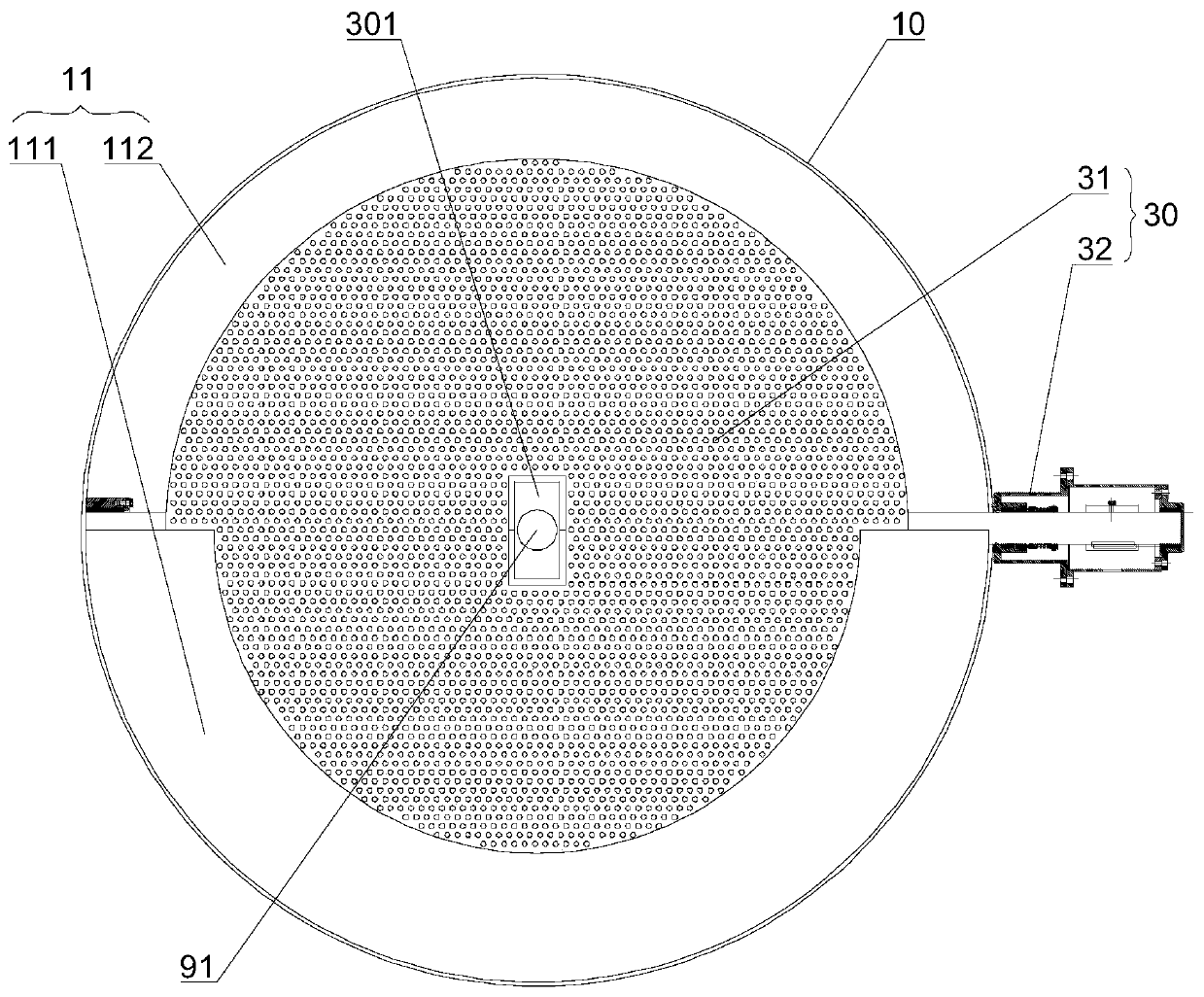 Dynamic extraction tank and extraction method thereof