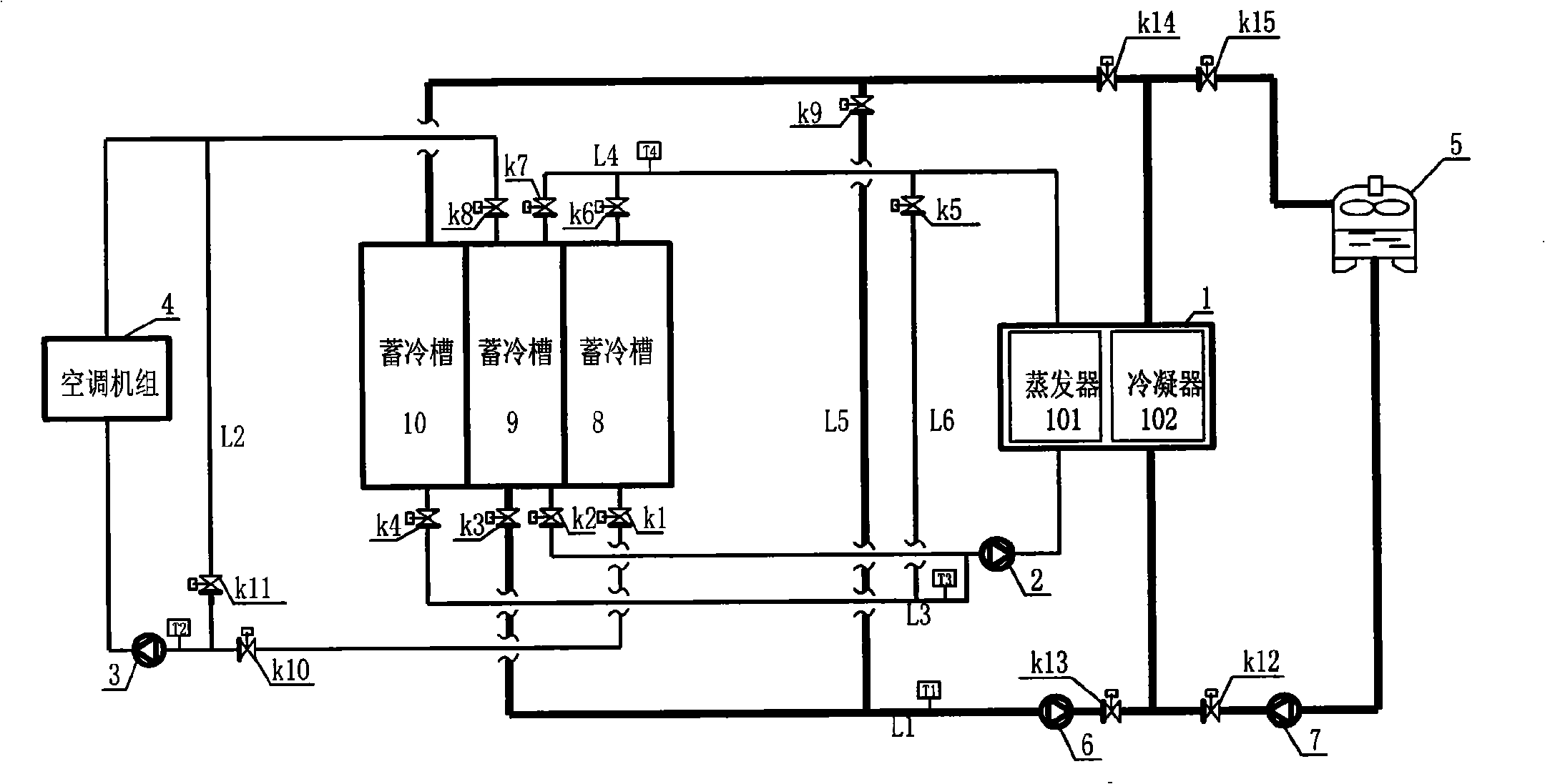 Method for enhancing cold-storage density of cold storage air conditioner system and cold storage air conditioner system