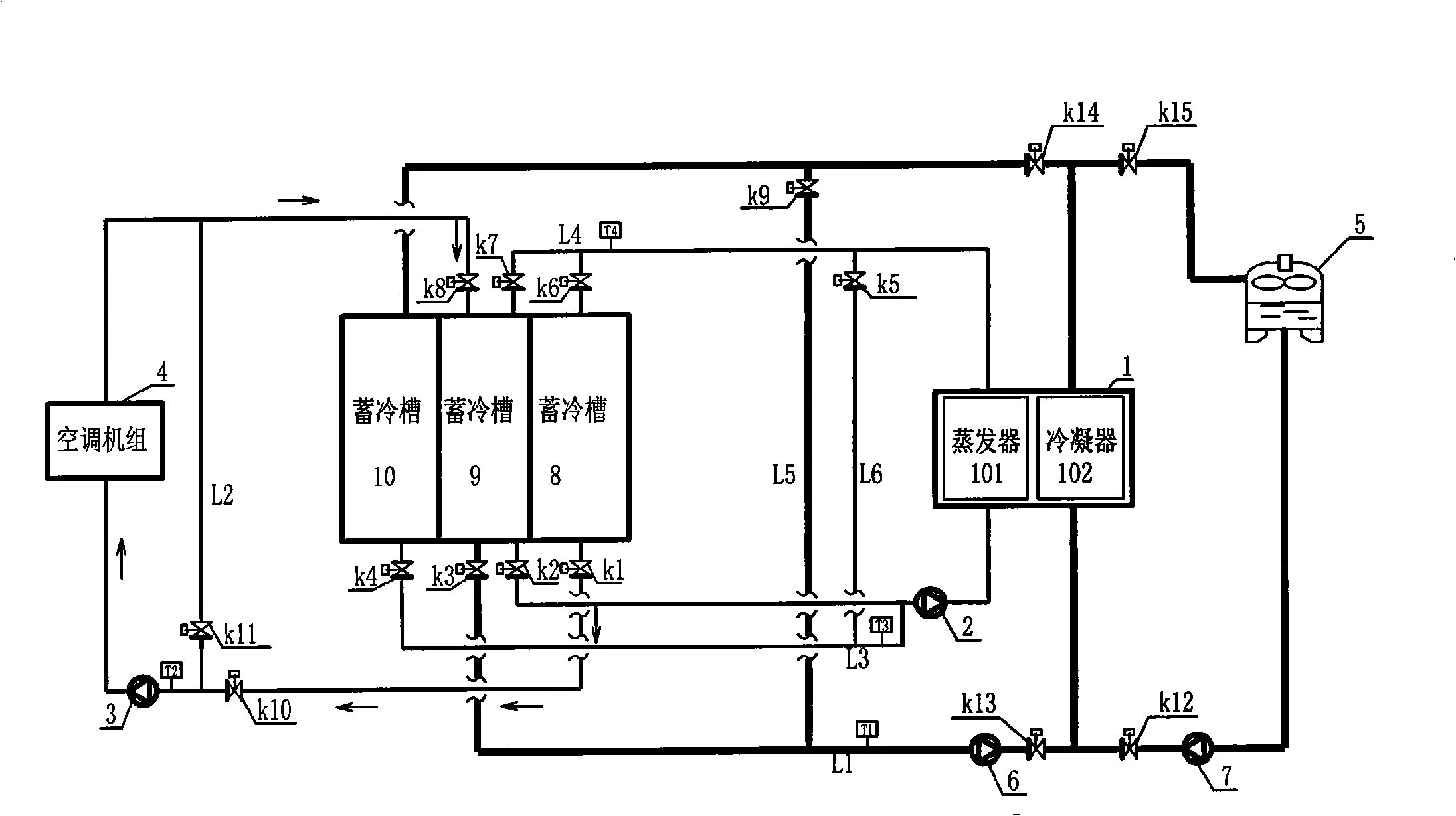 Method for enhancing cold-storage density of cold storage air conditioner system and cold storage air conditioner system