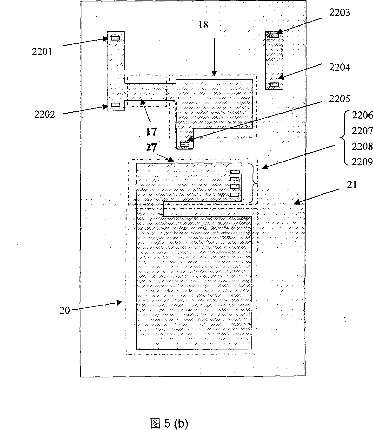 Making method for multi-crystal TFT array of active driven organic EL display screen