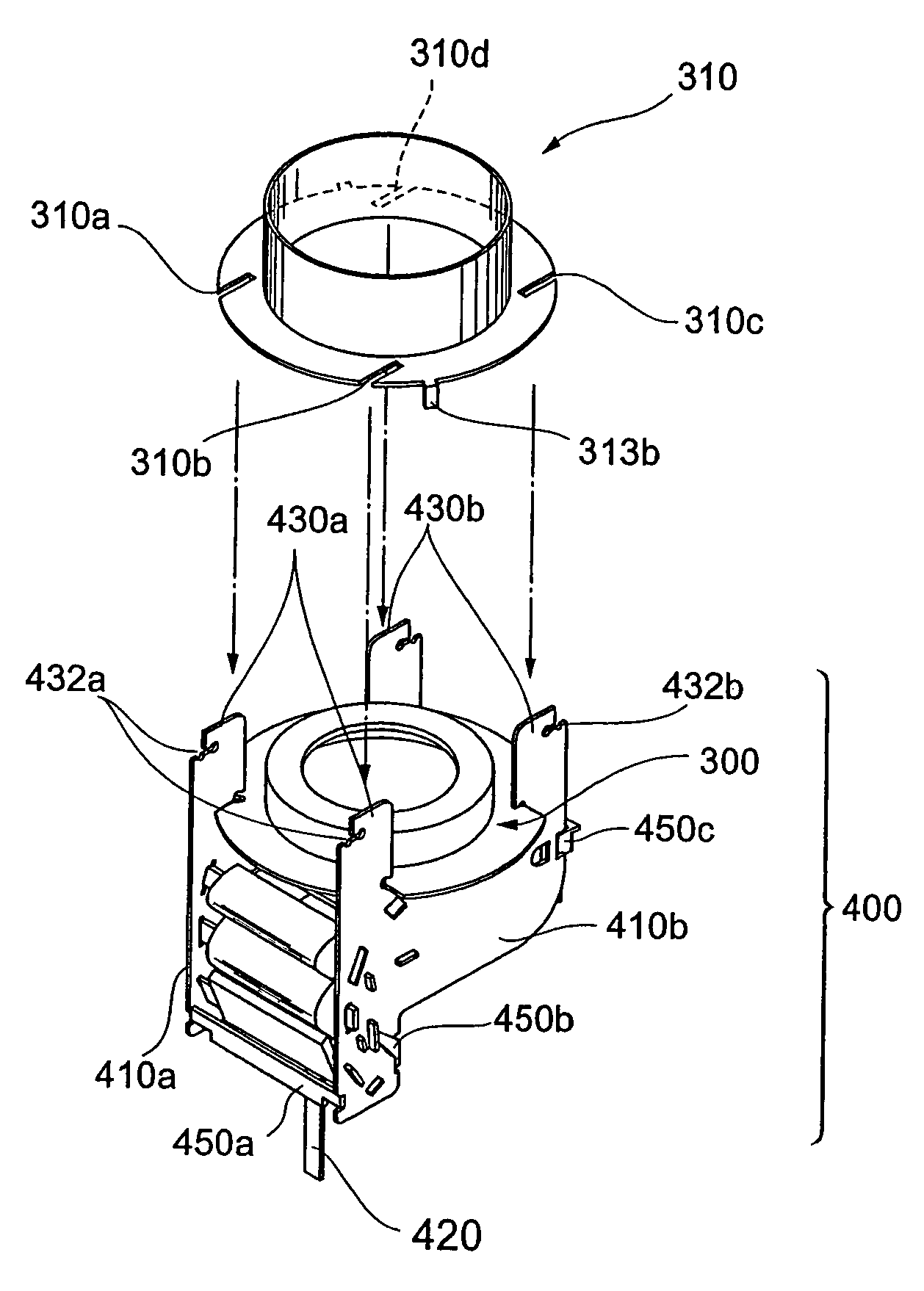 Photomultiplier including a seated container, photocathode, and a dynode unit