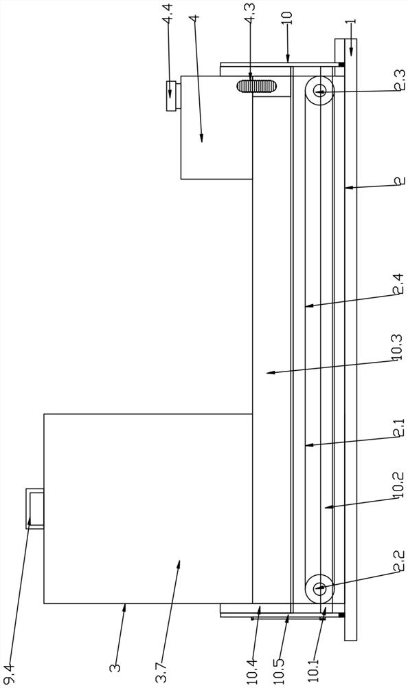 Automatic feeding device for livestock breeding