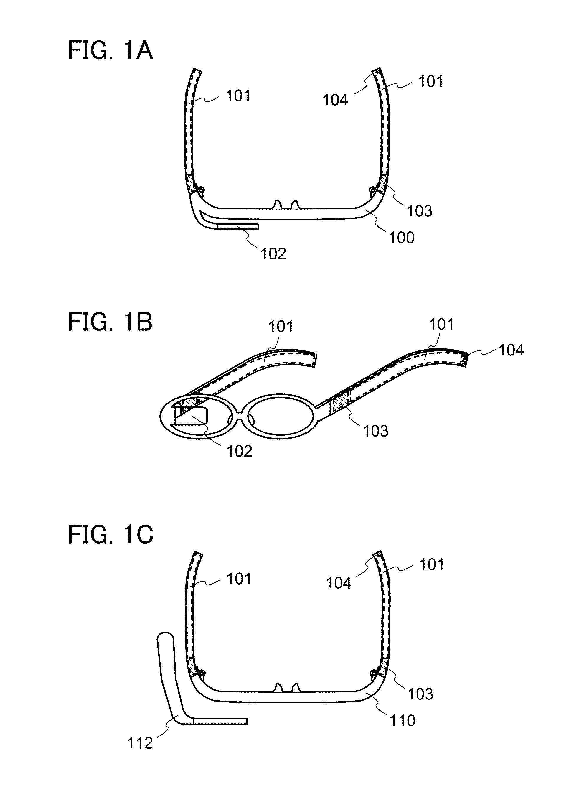 Electronic device and glasses-type device including secondary battery