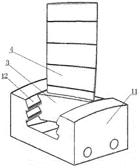 Machining Method of Rhombus-shaped Toothed Arc Blade Root Moving Blade