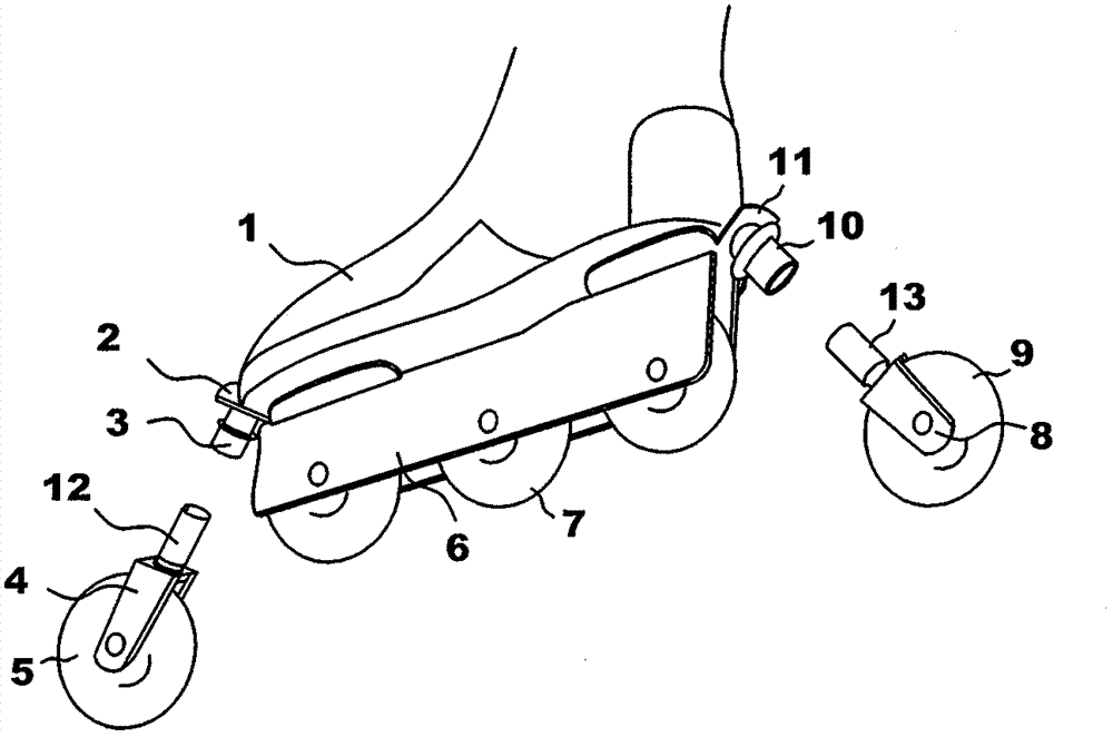 Dual-function roller skating shoe