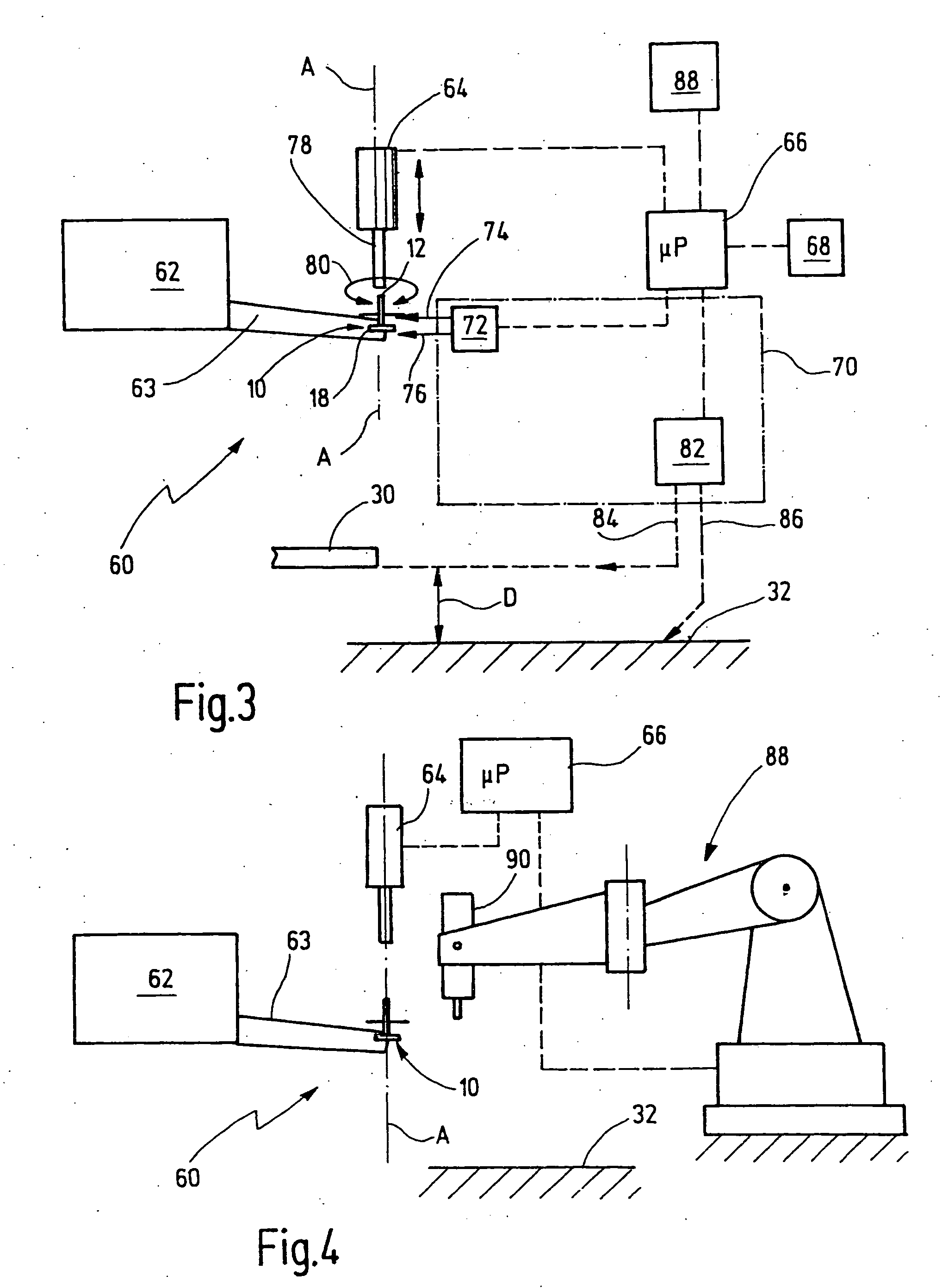 Method, fastening system and auxiliary apparatus for fastening a first component to a second component with a precise separation
