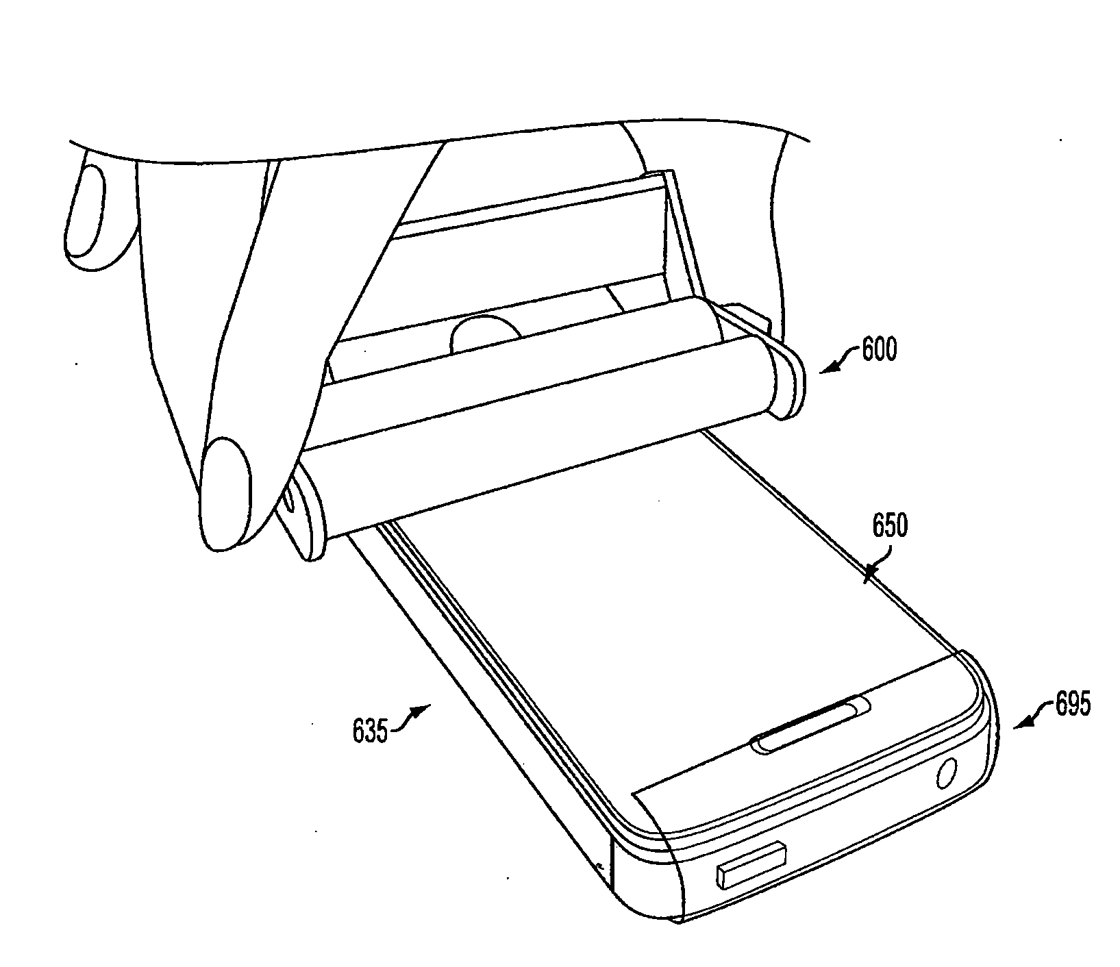 Protective material applicator device