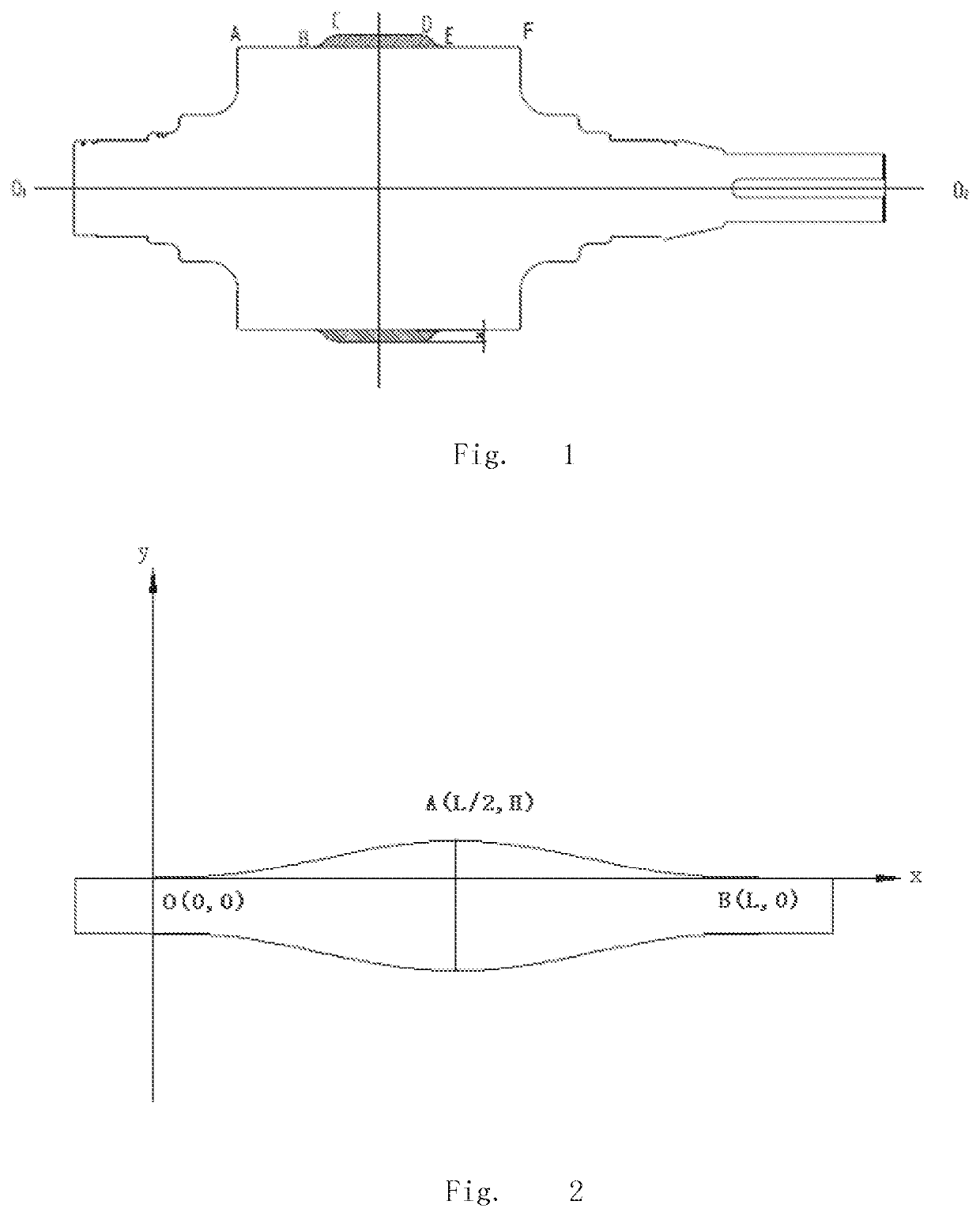 Continuous-curvature convex roll for continuously casting bloom, and manufacturing method therefor