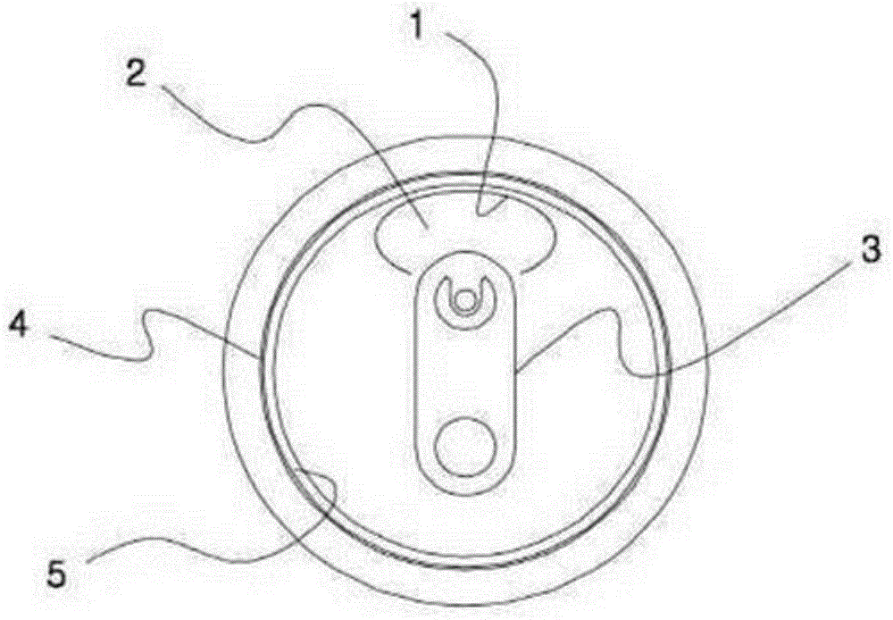 Quadruple sealing structure of can cover