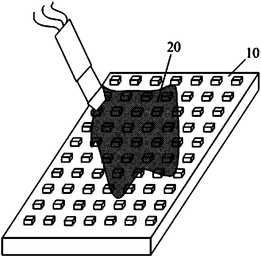 Pre-sputtering substrate and manufacturing method thereof