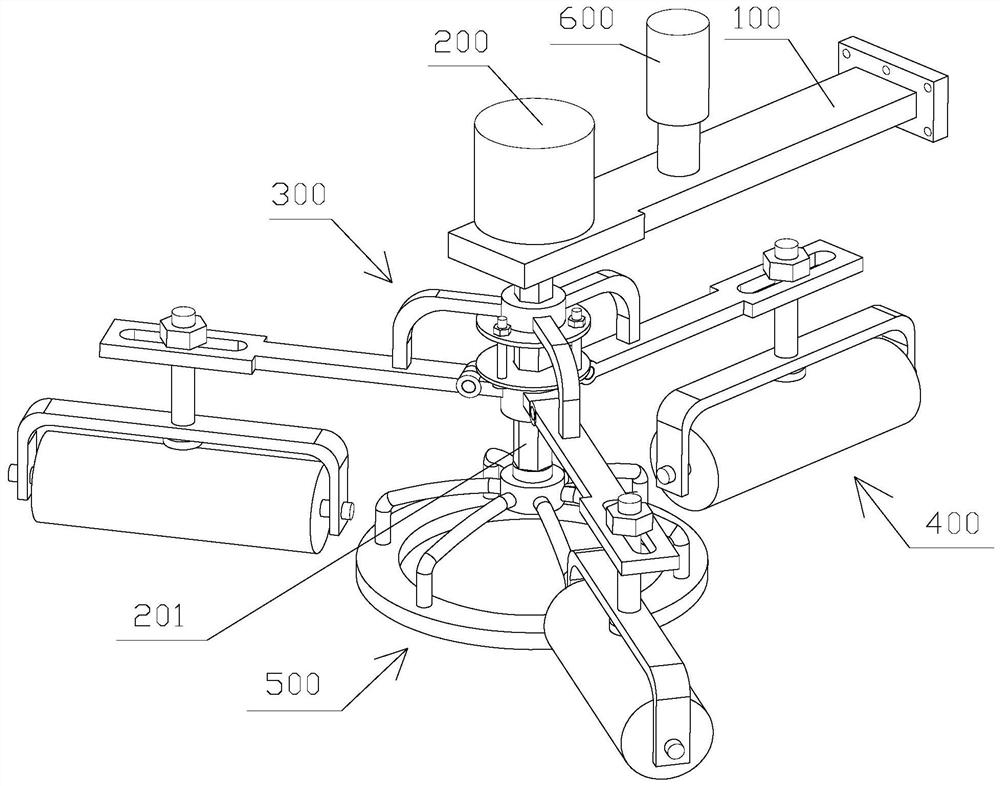 Peripheral pavement compacting device after manhole cover maintenance